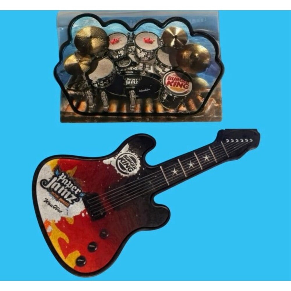 PAPER JAMZ GUITAR & DRUMS Collectible WowWee Toys NEW 2011